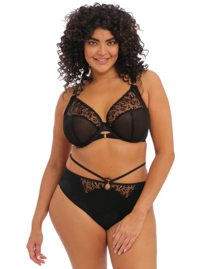 EL301336 Black - Namrah UW Bandless Plunge