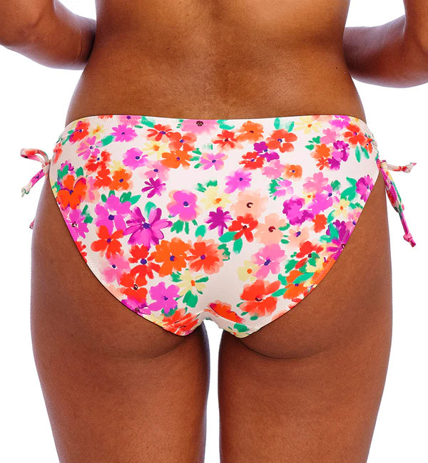 AS206470 White - Summer Soul Side Tie Bikini Brief
