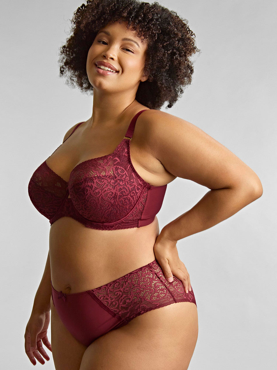 9685 Cherry Red - Estel Full Cup Bra