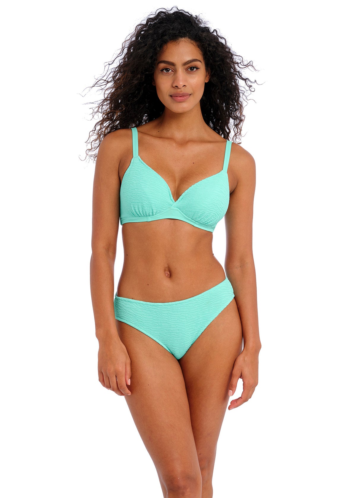 AS203802 Frozen - Ibiza Waves UW Plunge Bikini Top