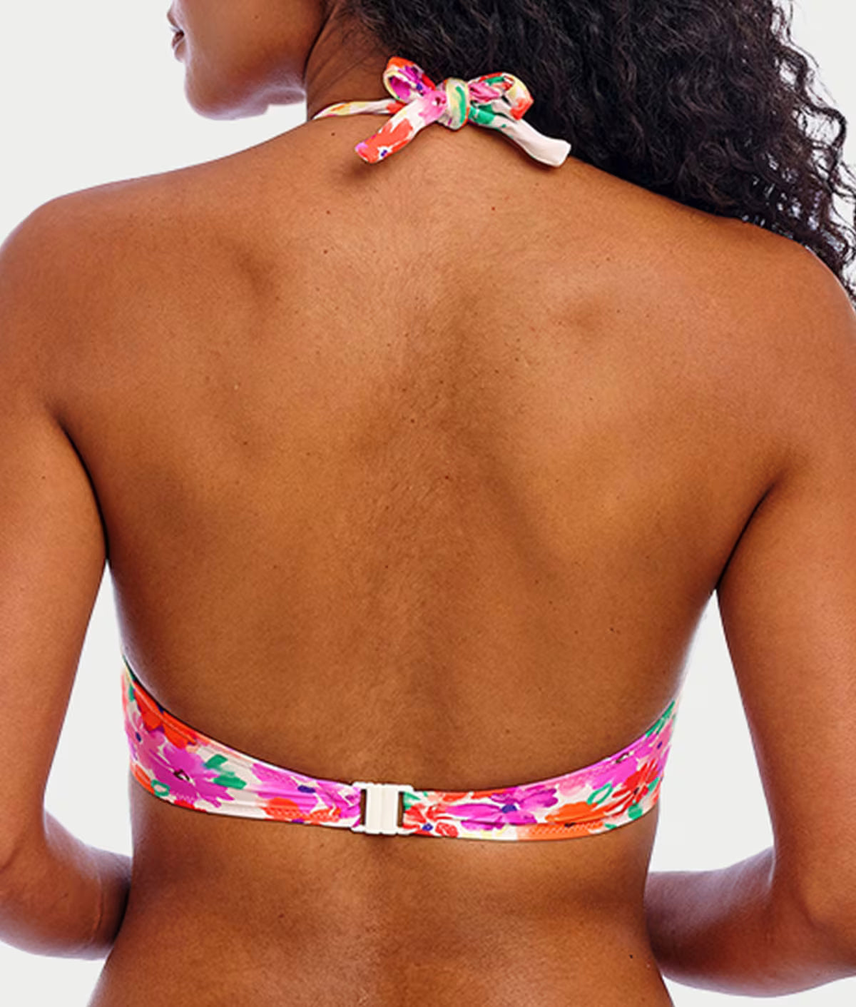 AS206404 White - Summer Soul UW Halter Bikini Top