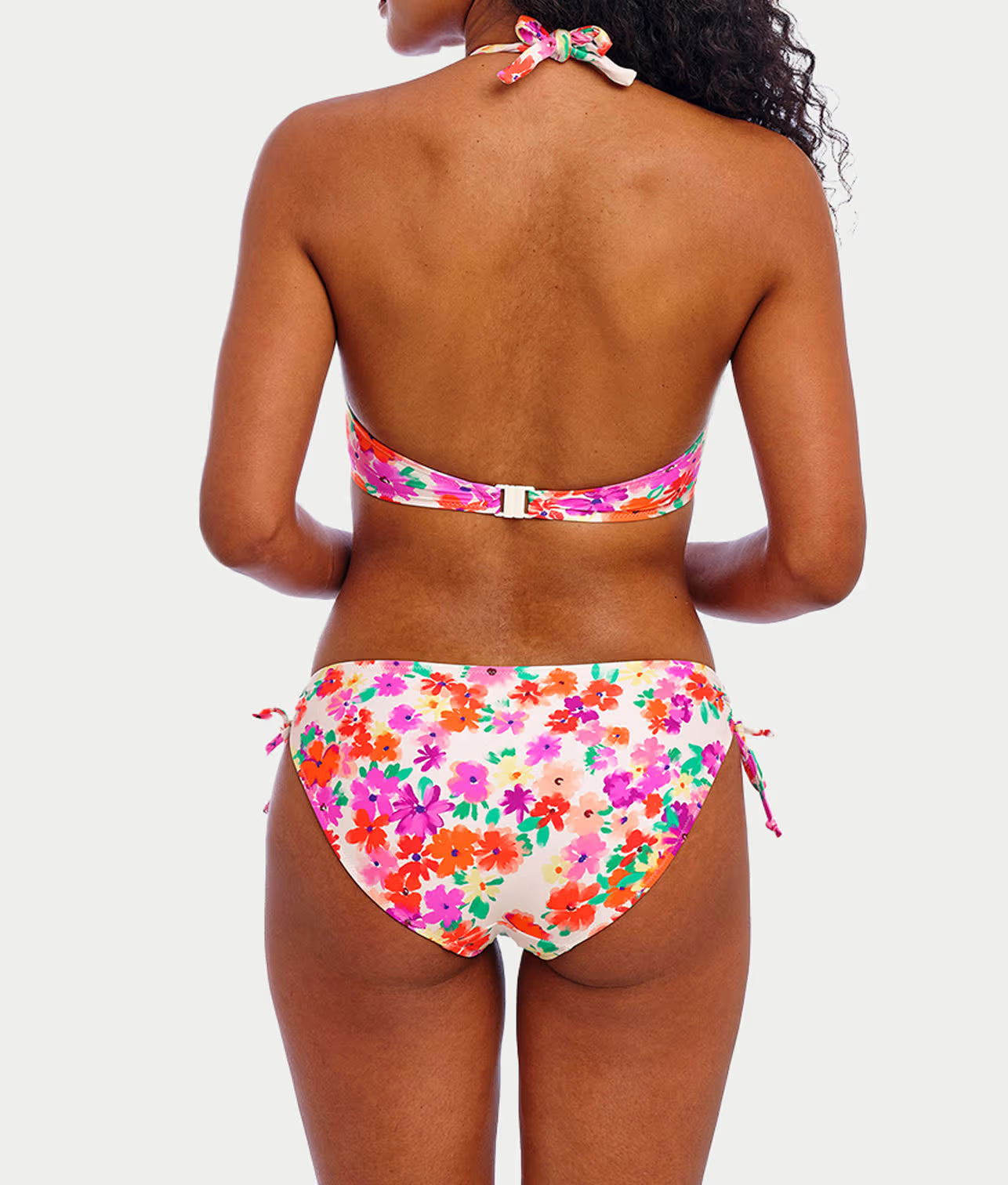 AS206404 White - Summer Soul UW Halter Bikini Top
