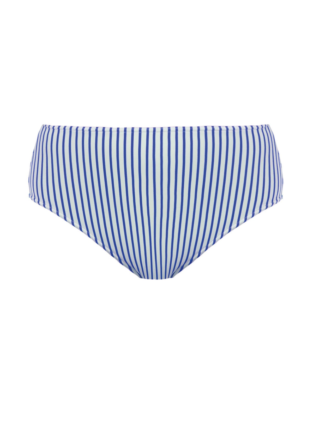 AS6555 Cobalt - Totally Stripe High Waist Bikini Brief