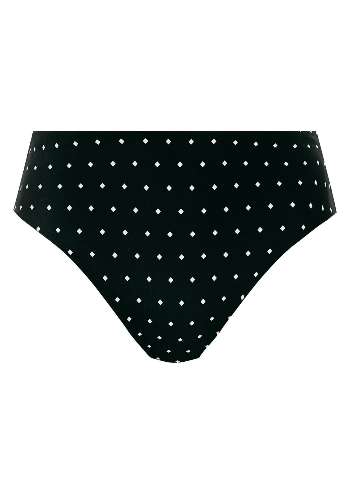AS7236 Black - Jewel Cove High Waist/Leg Bikini Brief