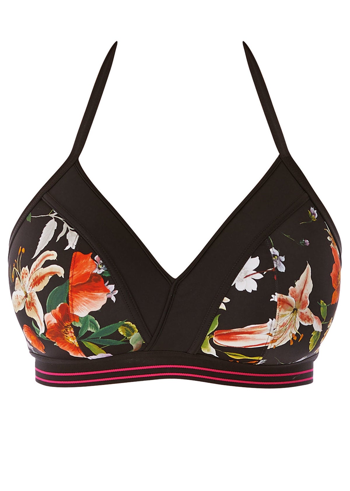 AS7241 Garden Party - Club Envy Non-Wired Padded Triangle Bikini Top