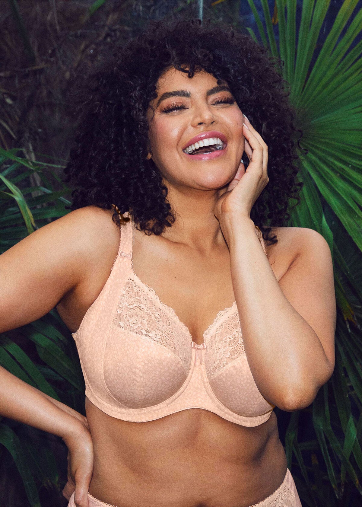 EL4110 Cameo Rose - Morgan Print UW Full Cup Bra