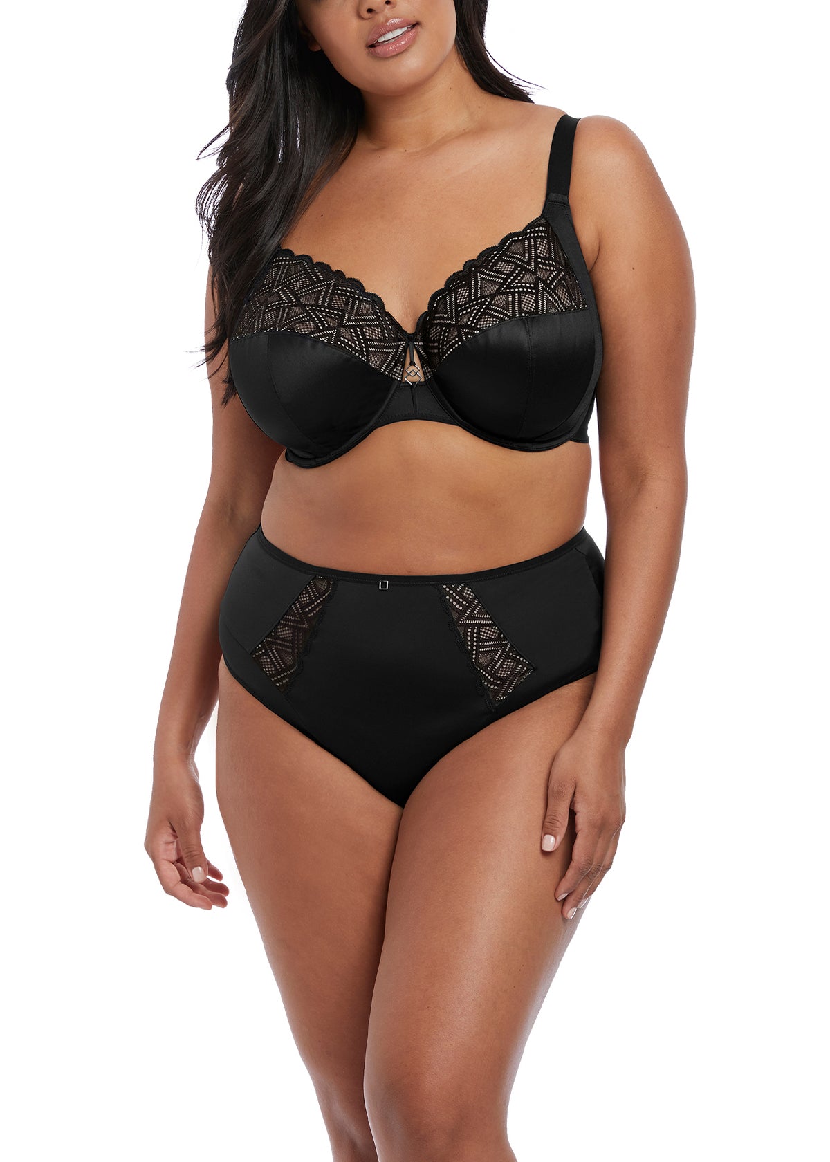 EL4390 Black - Lydia UW Bandless Plunge Bra