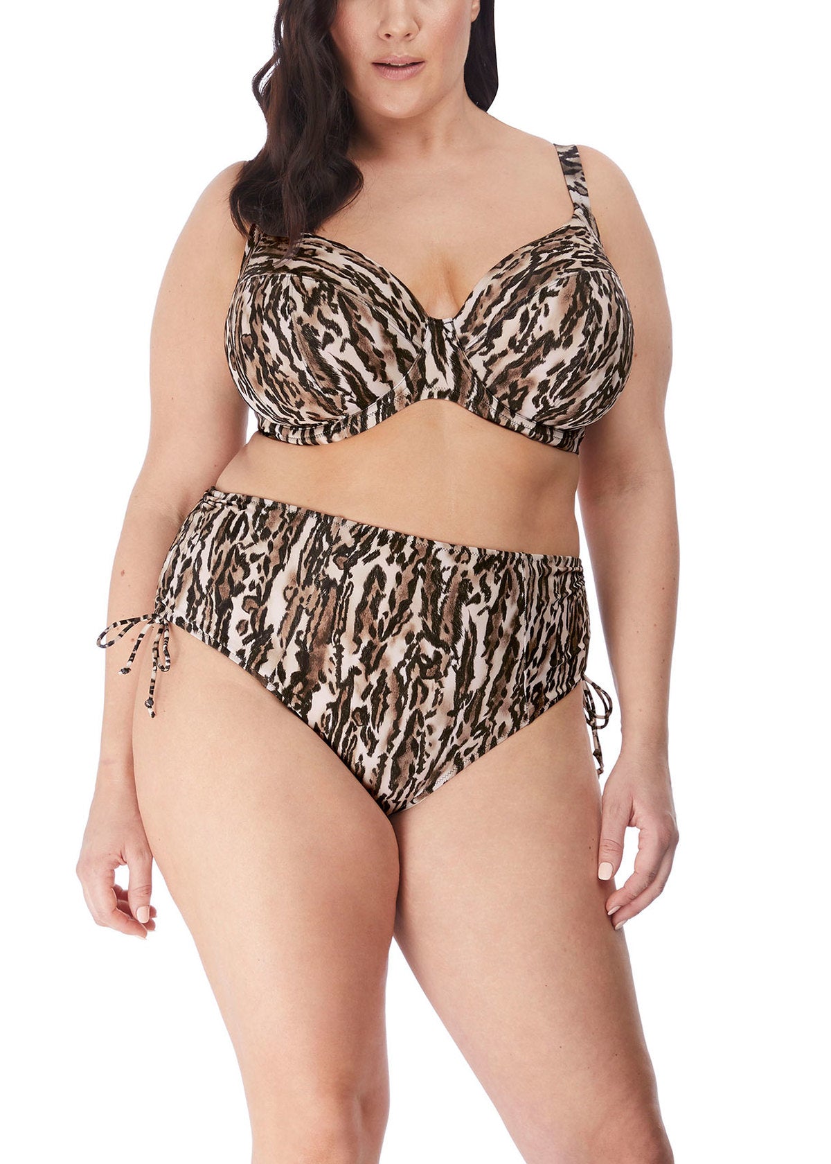 ES7203 Black - Fierce UW Plunge Bikini Top