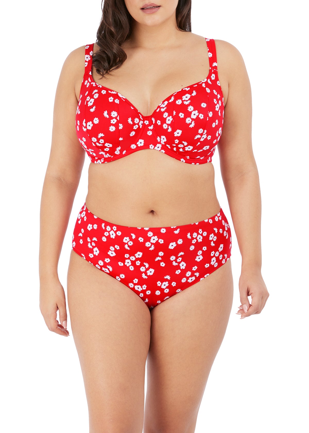 ES7275 Red Floral - Plain Sailing Swim Brief