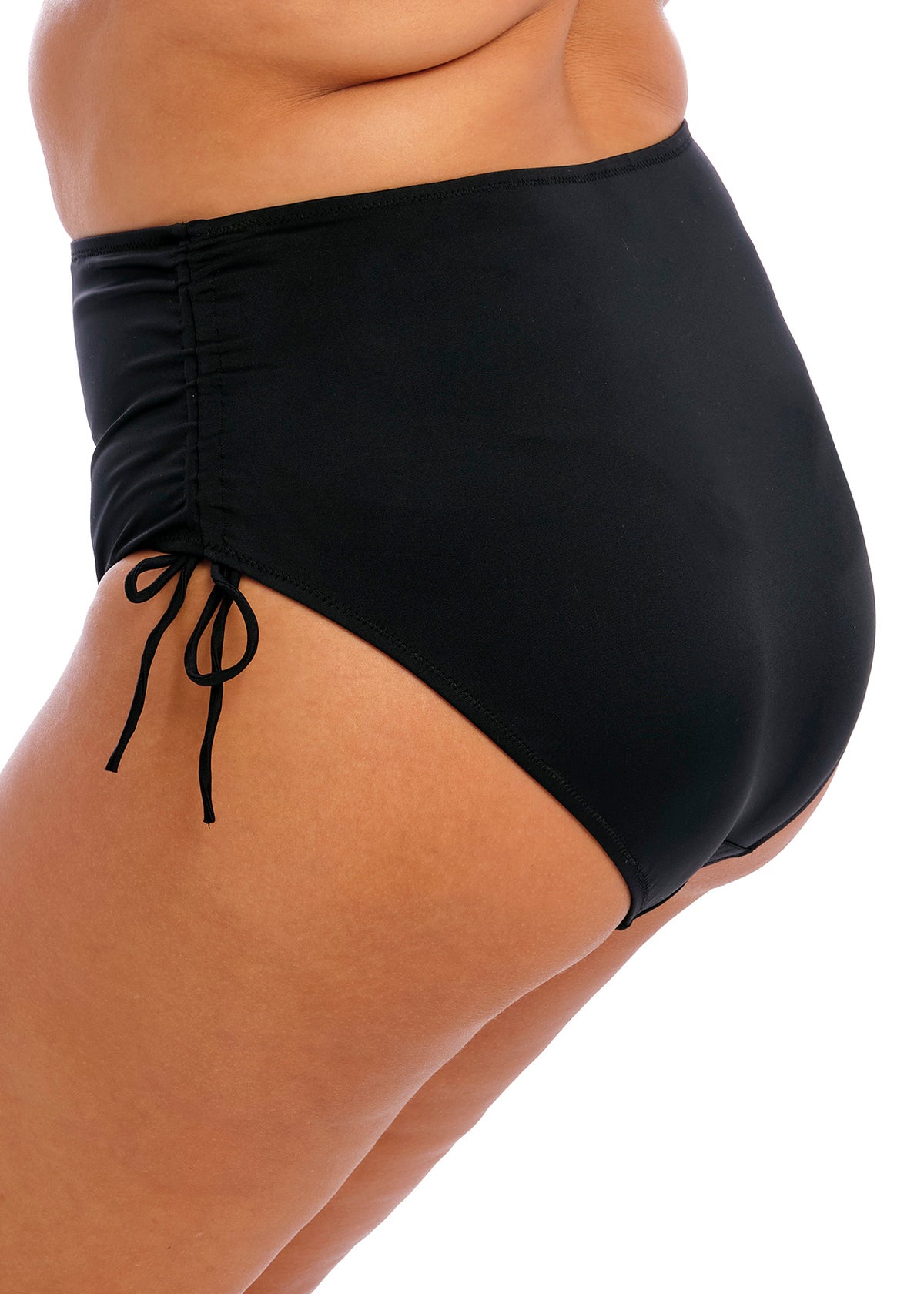 ES7287 Black - Plain Sailing Adjustable Bikini Brief