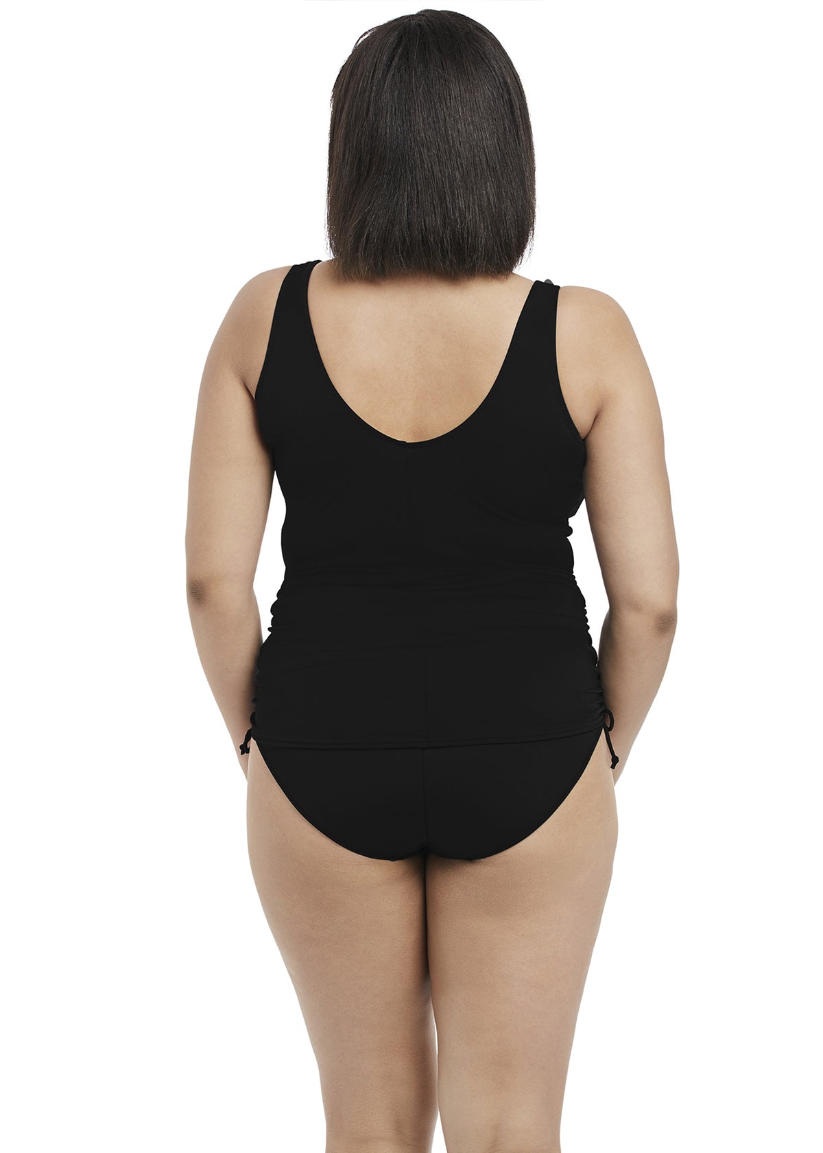 ES7502 Black - Essentials Molded Adjustable Tankini