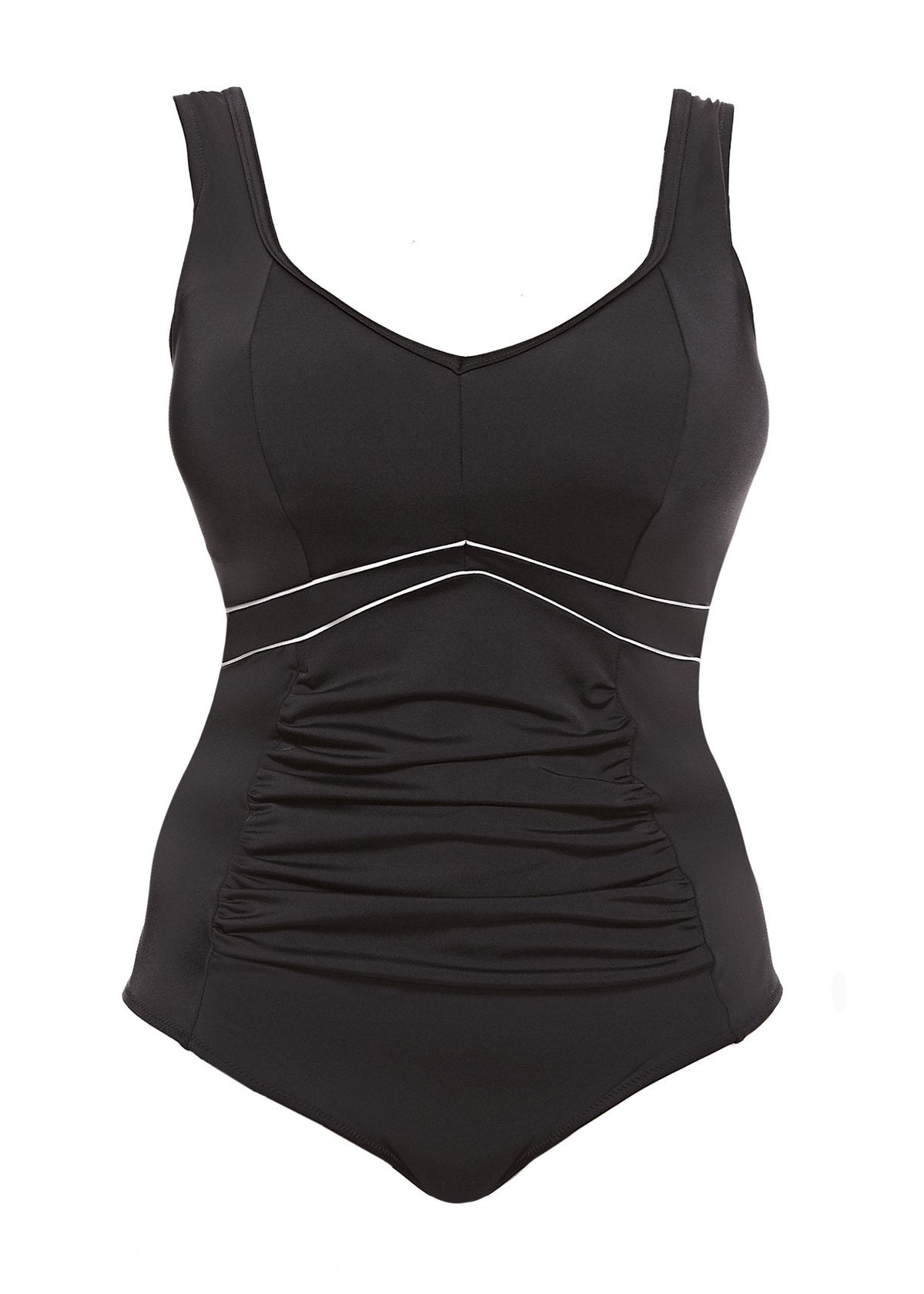 ES7617 Black - Essentials Firm Control Onepiece