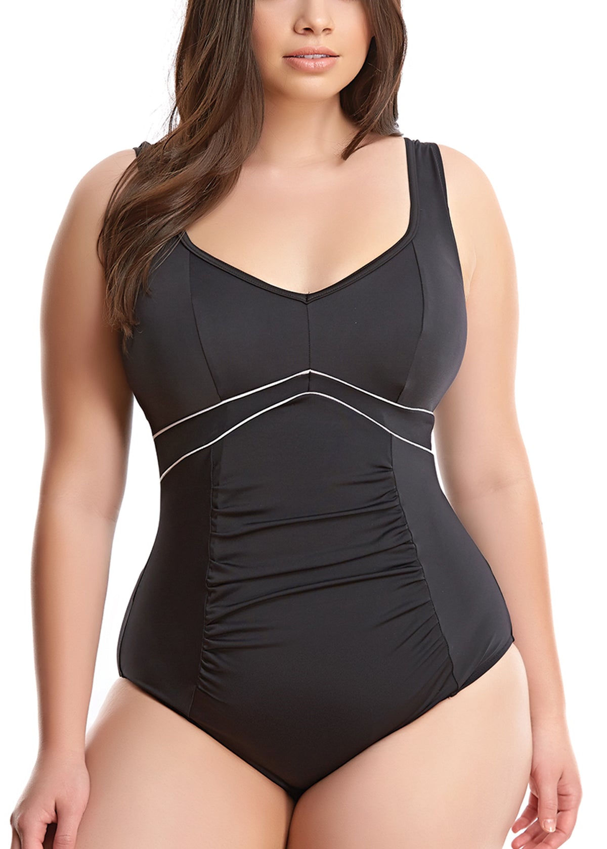 ES7617 Black - Essentials Firm Control Onepiece