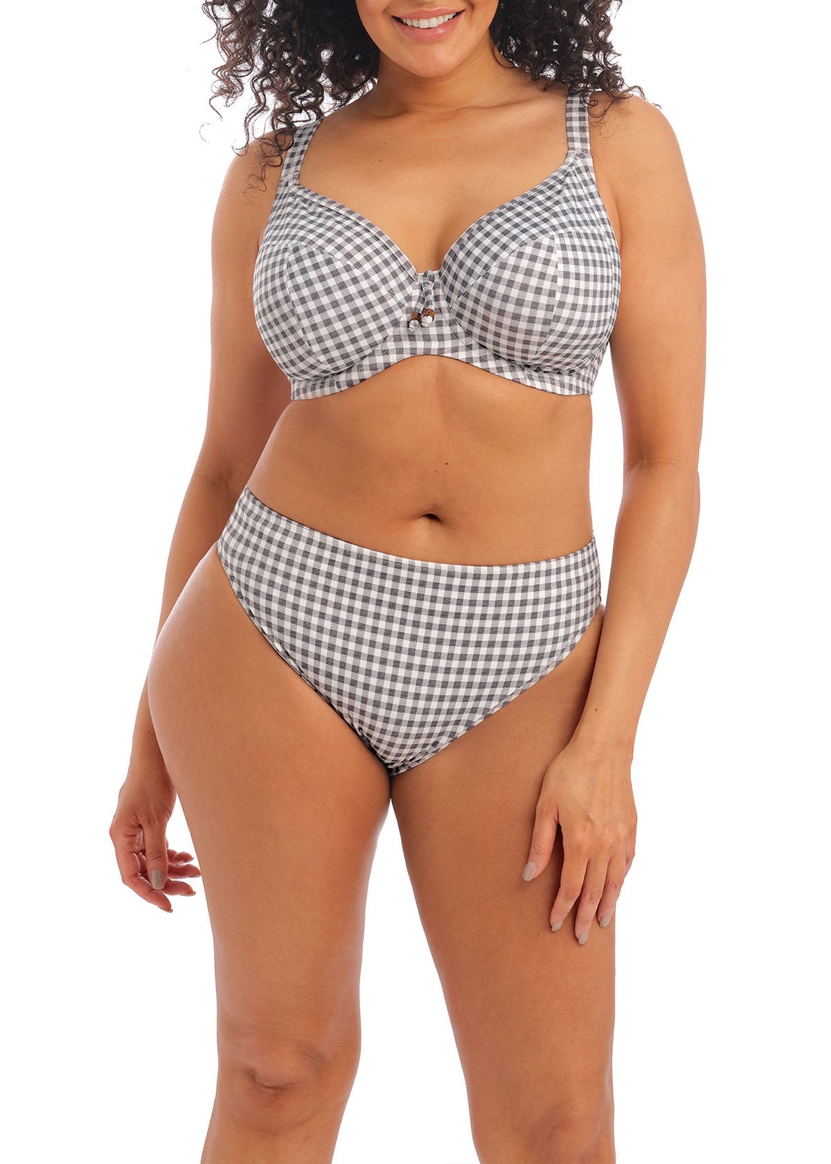 ES800372 Grey Marl - Checkmate Swim Brief