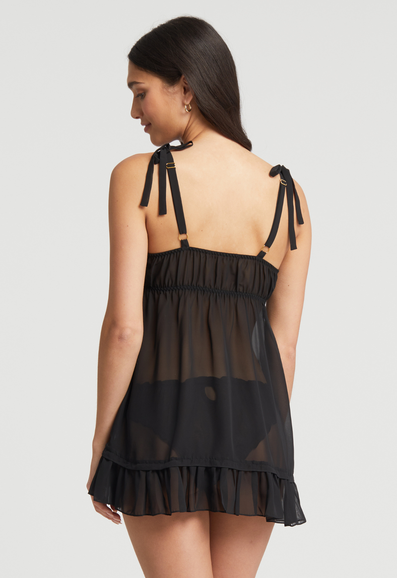 543 Black - Dahlia Babydoll