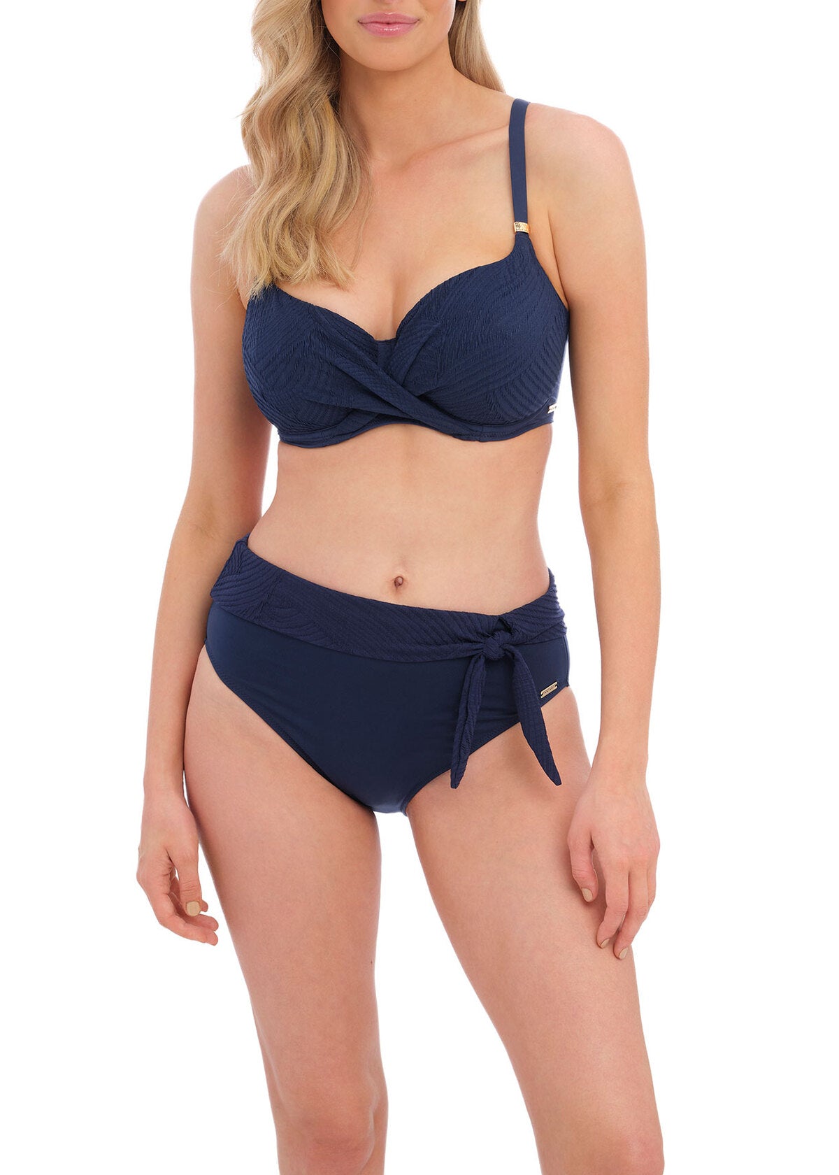 FS6355 Ink - Ottawa UW Wrap Front Full Cup Bikini Top