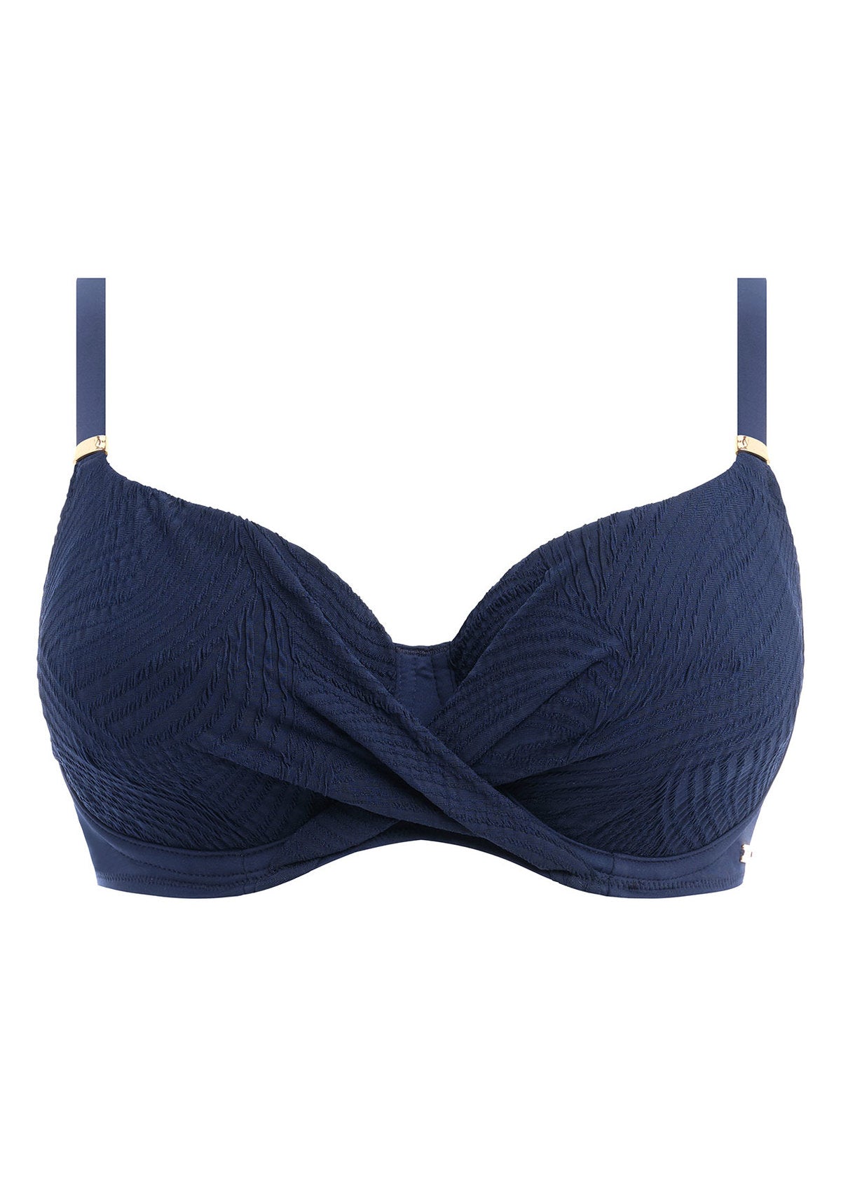 FS6355 Ink - Ottawa UW Wrap Front Full Cup Bikini Top