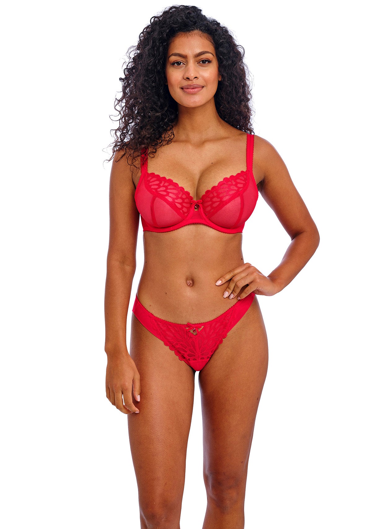 AA401071 Bombshell Chilli Red - Loveland Brazilian Panty