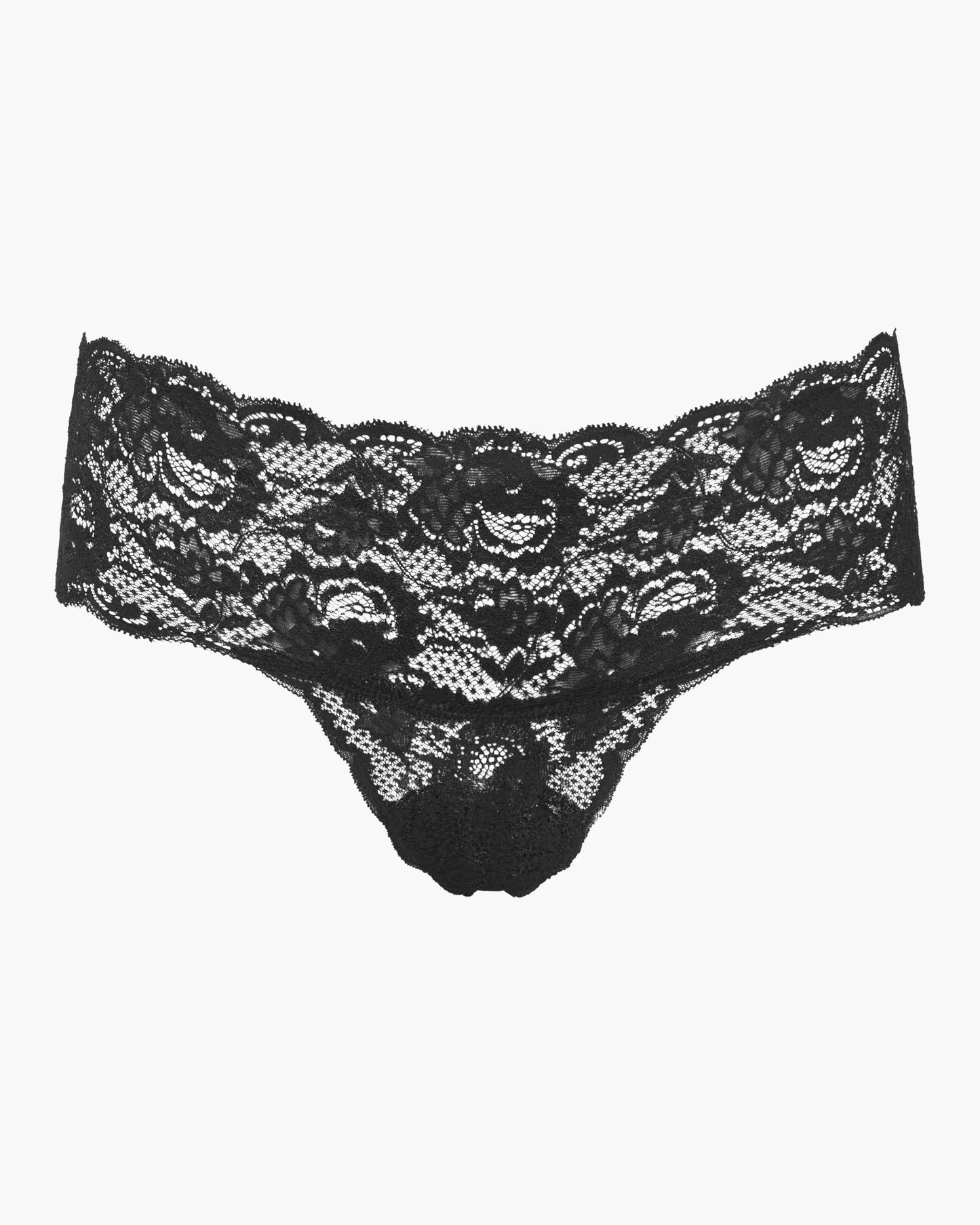 NEVER0343 Black - Never Say Never Comfie Thong