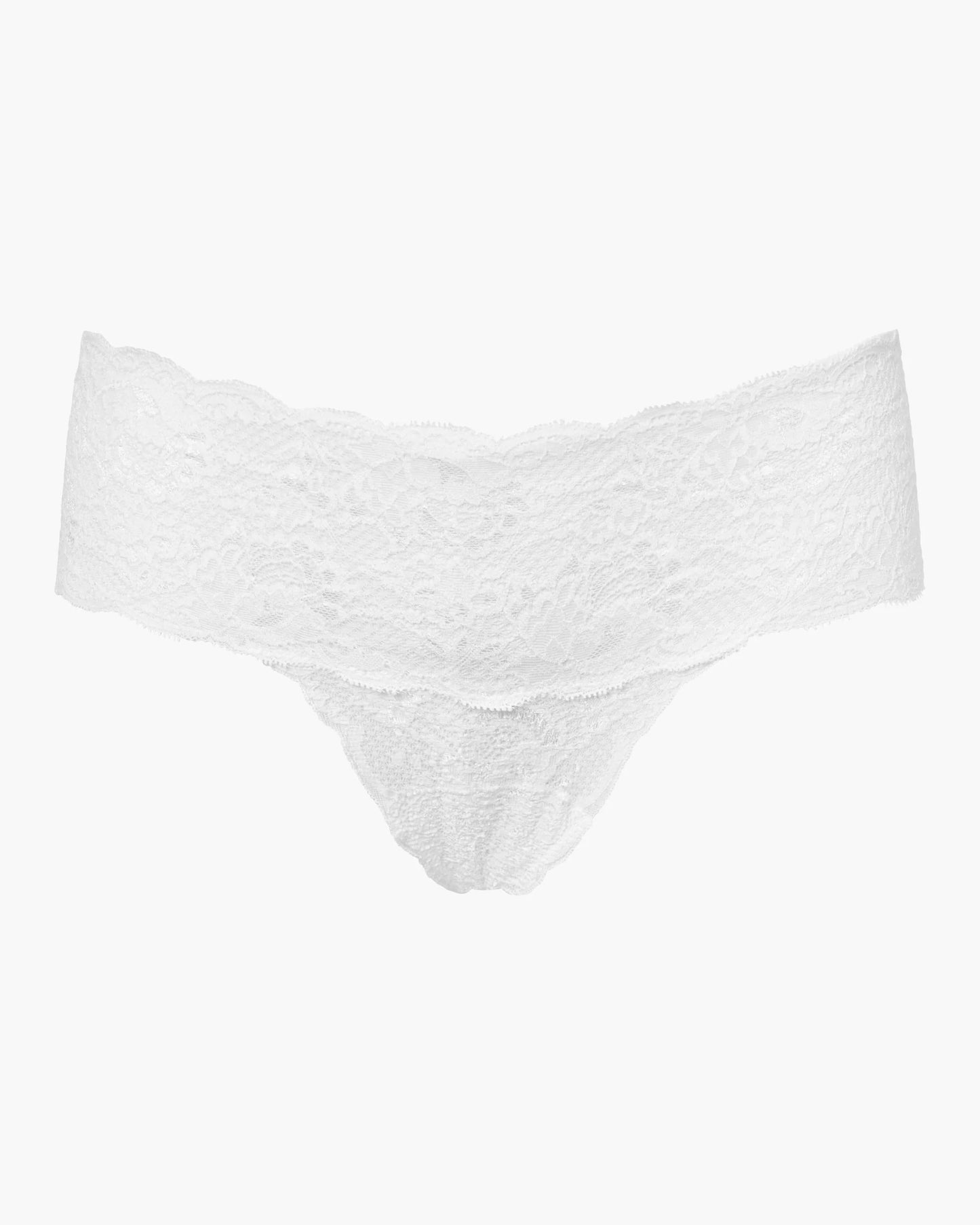 NEVER0343 White - Never Say Never Comfie Thong