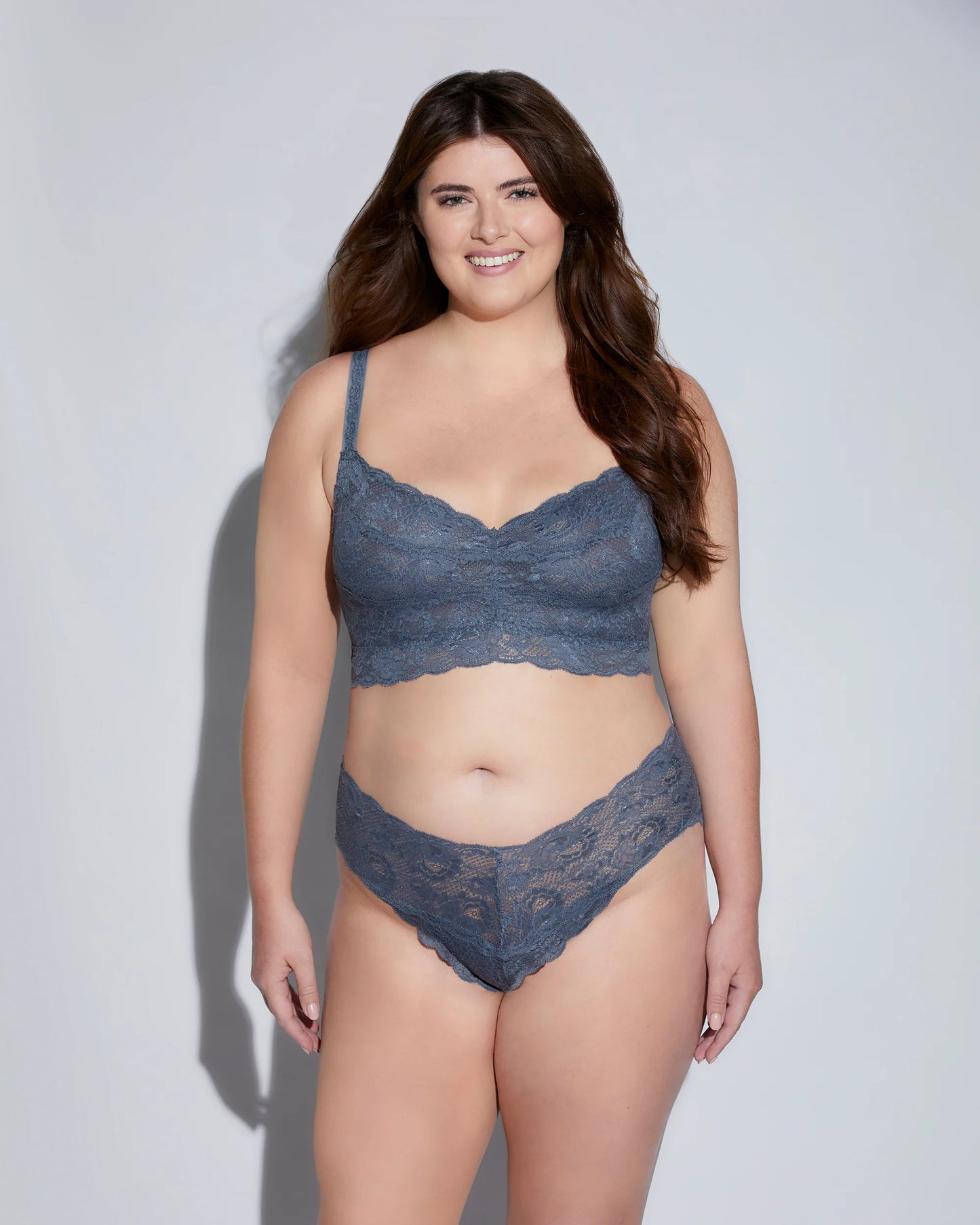 NEVER0725P Anthracite - Never Say Never Extended Hottie Boyshort