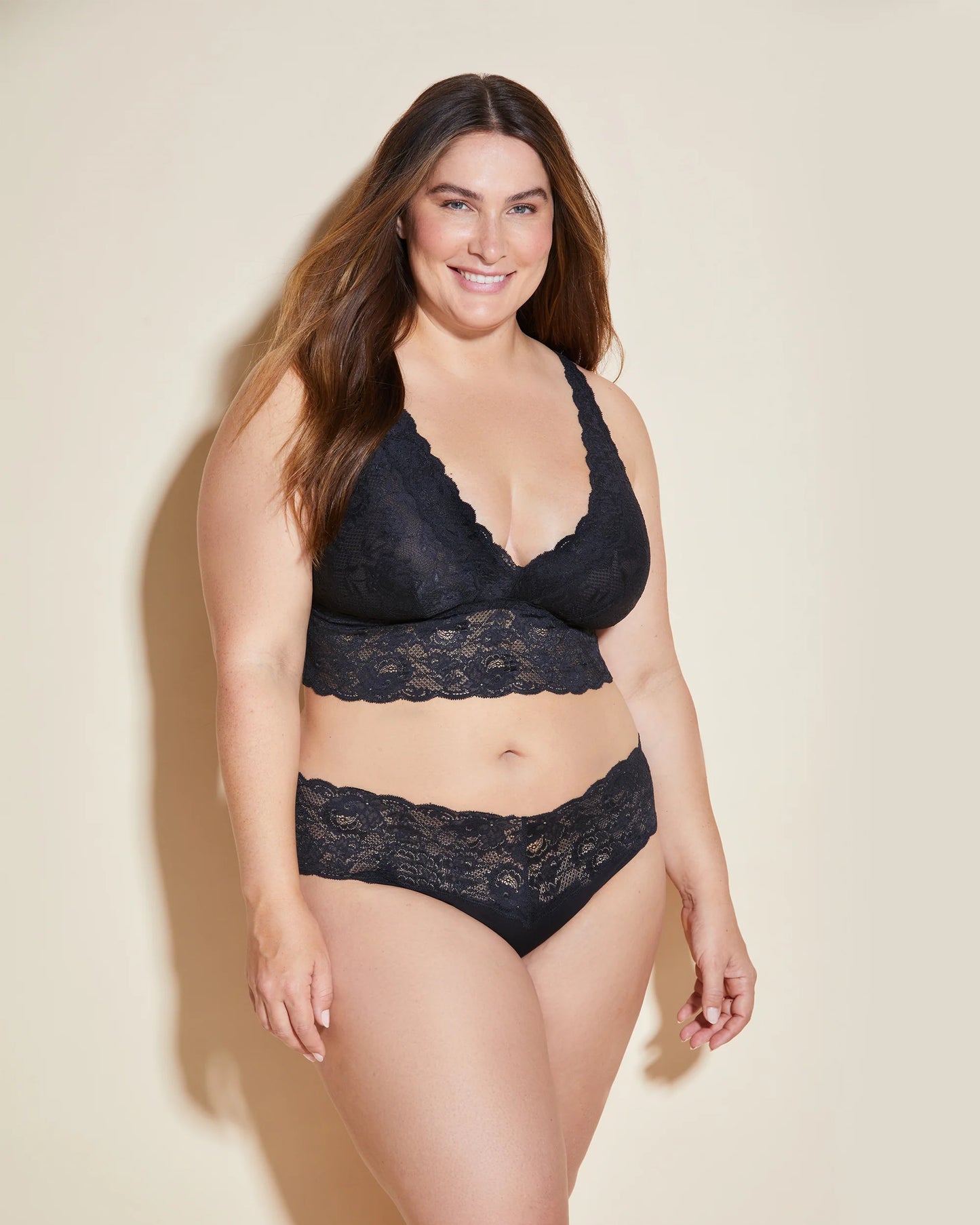 NEVER0725P Black - Never Say Never Extended Hottie Boyshort