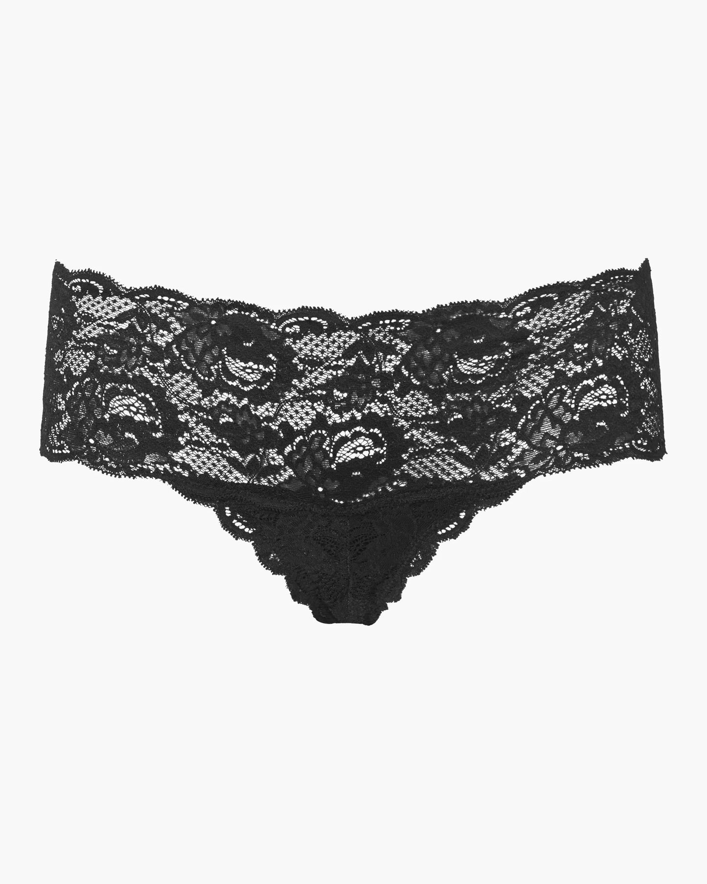 NEVER07ZL Black - Never Say Never Hottie Low Rise Boyshort