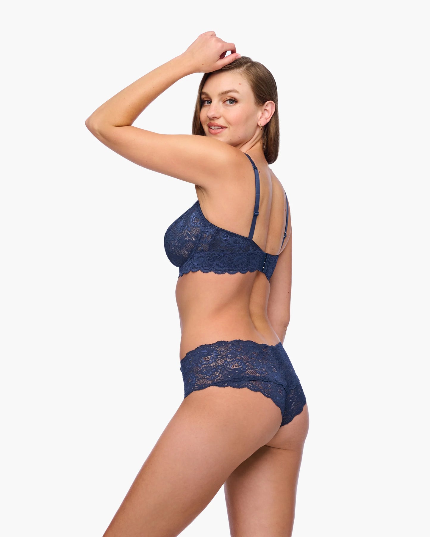 NEVER07ZL Navy Blue - Never Say Never Hottie Low Rise Boyshort