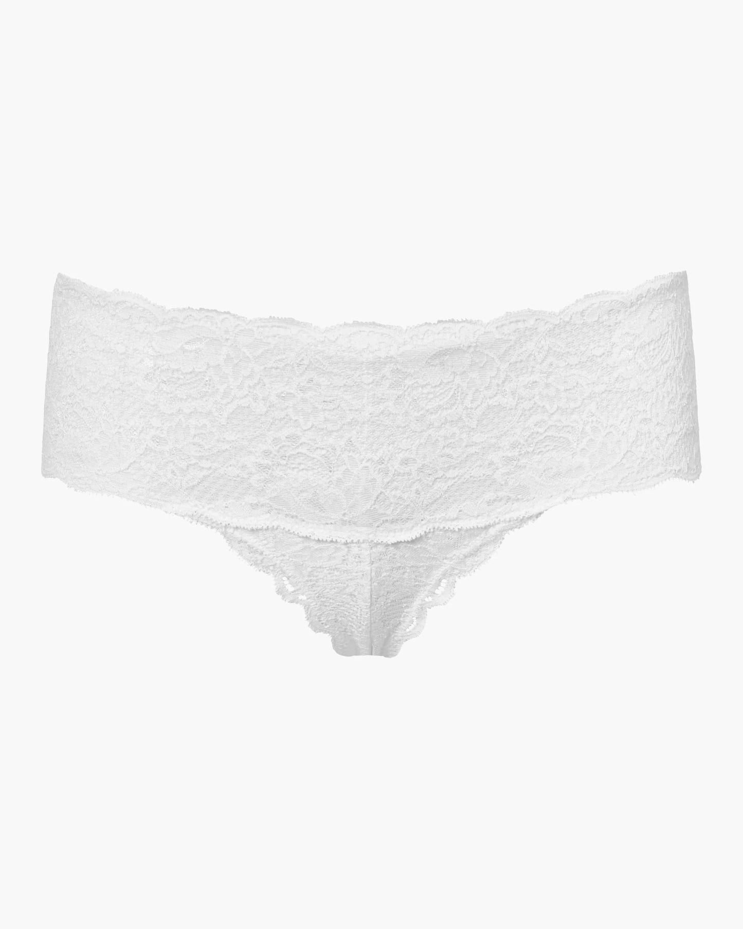 NEVER07ZL White - Never Say Never Hottie Low Rise Boyshort
