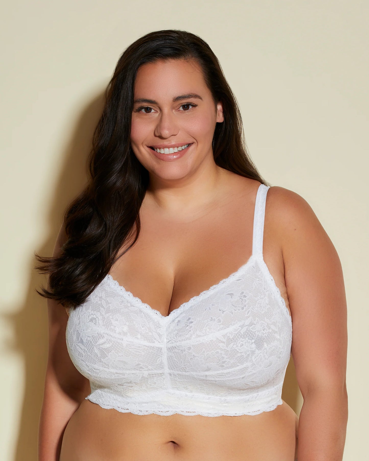 NEVER1321 White - Never Say Never Ultra Curvy Sweetie Bralette