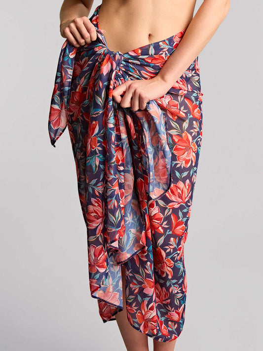 SW1728A Lilliflora Print - Aimee Sarong
