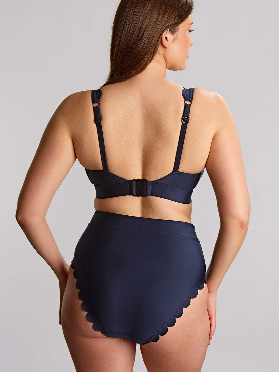 SW1755A Ink Blue - High Waist Brief