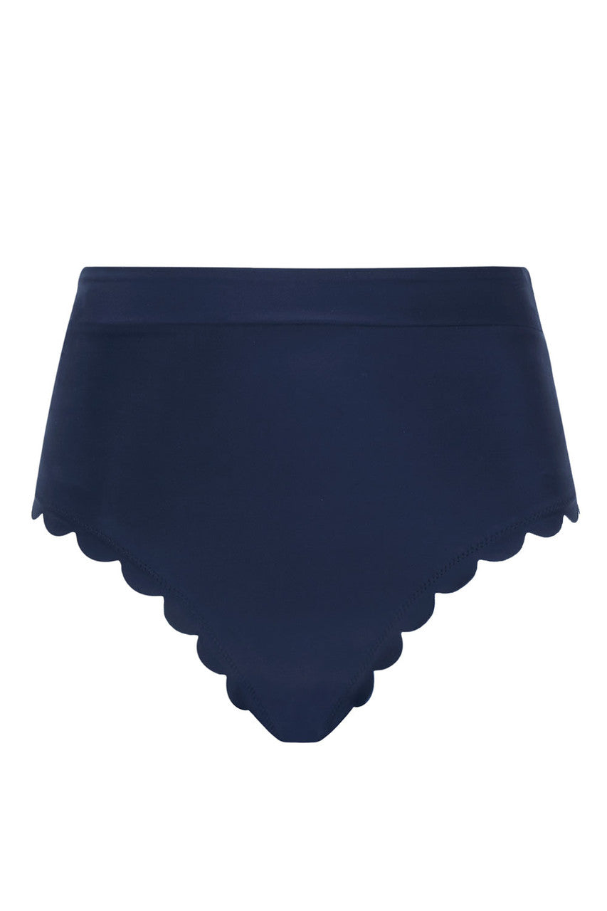 SW1755A Ink Blue - High Waist Brief