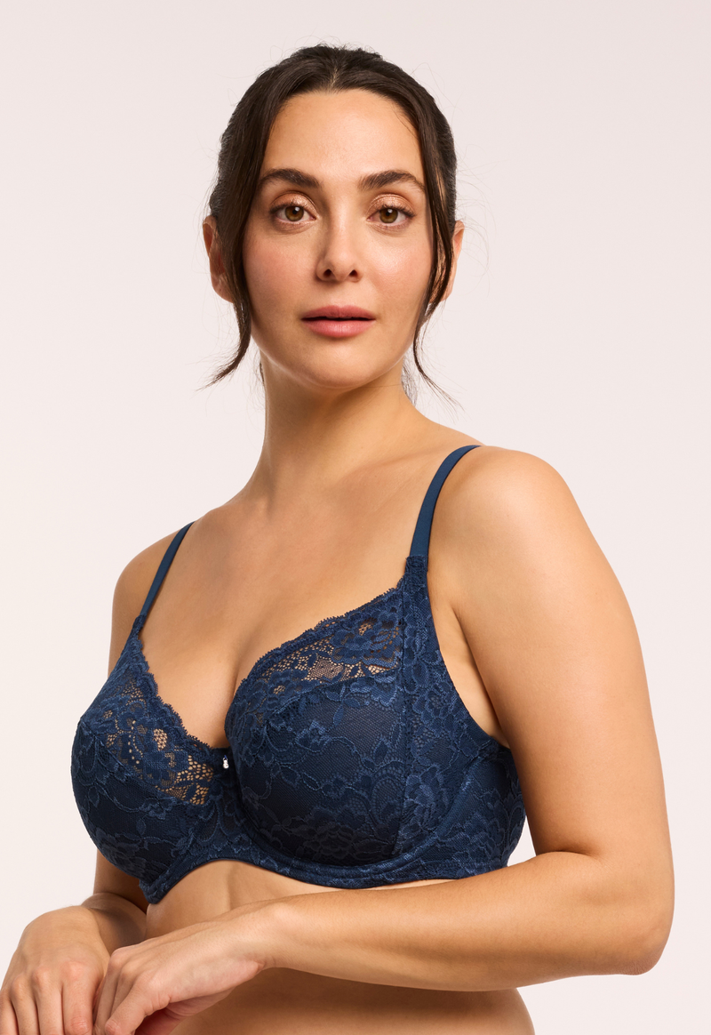 9372 Cambridge Blue - Muse Full Cup Lace Bra