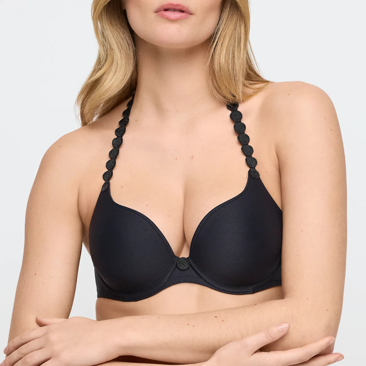 0120826 Charcoal - Tom Padded Bra Heartshape