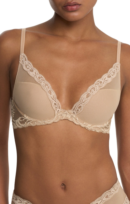 730023 Cafe - Feathers Plunge T-Shirt Bra