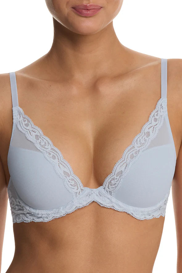 730023 Frosted Sky - Feathers Plunge T-Shirt Bra