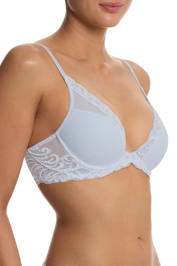730023 Frosted Sky - Feathers Plunge T-Shirt Bra